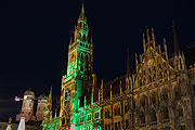 Münchner Rathaus wurde "grün" - 20. St. Patrick’s Day Munich  (©Foto. Martin Schmitz)
